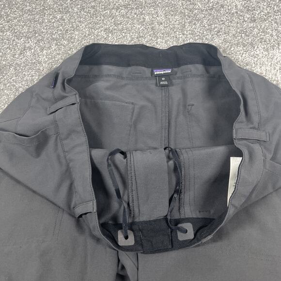 Patagonia Hiking Pants Womens 12 Happy Hike Cropped Stretchy Zip Pocket - Picture 3 of 11